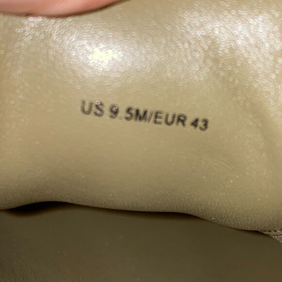 Vince Men’s Taupe Suede Low-Top Sneakers Lace-Up White Sole Size 9.5 (EU 43) - Picture 5 of 8